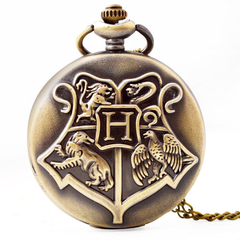 Retro Lật Bỏ Túi Đồng Hồ Harry Potter Bay Trộm Đồng Hồ Bỏ Túi Hoạt Hình