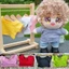 Áo thun YOLOGO Áo hoodie, Quần áo búp bê cotton co giãn phong cách thời trang, Phụ kiện đồ chơi Áo thun Áo len cho búp bê nhồi bông 10 / 15 / 20cm