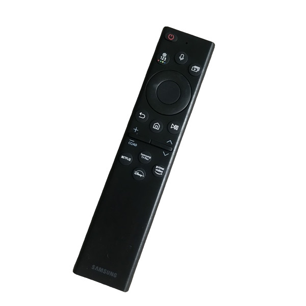 tay điều khiển remote từ xa tivi samsung giọng nói Qled BN59-01385A mẫu thẳng made in indonesia-kèm pin