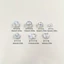 20 / 50 Chiếc 6-10 Mm Acrylic AB Màu Tròn Trái Tim Ngôi Sao Hạt DIY Handmade Chất Liệu Cho Bông Tai Dây Chuyền Trang Sức Làm