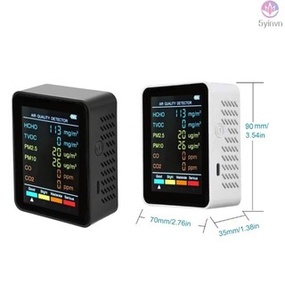 Lemerk 2 5 10 Co Co2 1 Chất Lượng Pm2.5 Pm10 Quality Co Màn Hình Di Động Dioxide Màn Hình Tvoc Co Màn Hình Màn Hình Lcd Tvoc Chất Lượng Không Khí Màn Hình Văn Phòng Di Động Trong 1 Lc 7 3 T H 6