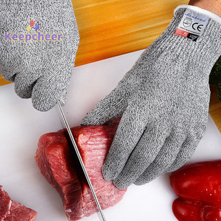 [Keepcheer] Găng tay chống cắt an toàn HPPE Level 5 Công nghiệp cường độ cao Làm vườn nhà bếp Cắt kính chống cắt đa năng [Mới]