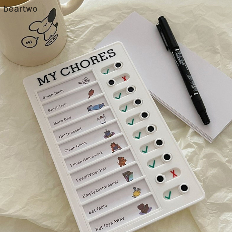 < Beartwo > Bảng nhựa treo tường kế hoạch hàng ngày dành cho sinh viên k Bảng đẹp