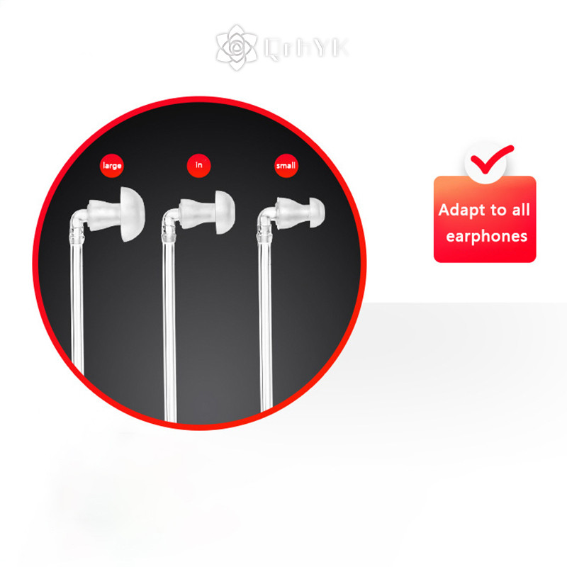 Qrhyk 1 Bộ Máy Trợ Thính Nút Tai Nút Tai Đầu Tai Mái Vòm Có Ống Âm Thanh Cho Loại Hộp Phía Sau Tai Máy Trợ Thính Phụ Kiện Mới