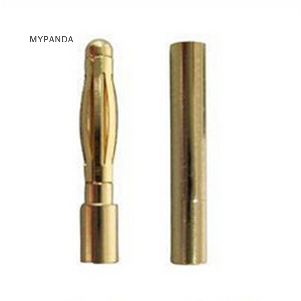 Mypanda 10 Cặp / bộ 2mm Bullet Banana Plug Wire Connector Tool cho RC MALL