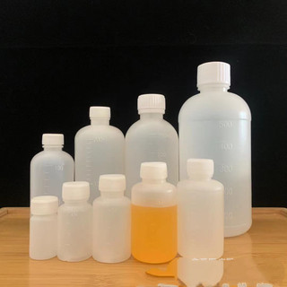 10 ~ 500mlml chai nước nhựa trong suốt lấy mẫu chai pe nhựa miệng nhỏ chất lỏng bao bì dung môi