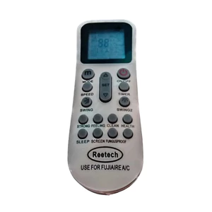 tay điều khiển remote từ xa điều hòa reetech mặt đen hàng xịn-kèm pin-tay đầu bấm điều hòa reetech mặt đen hàng xịn
