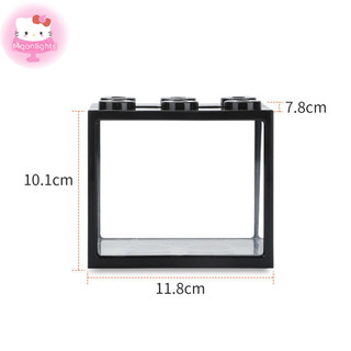 Moonlights Bể Cá Bò Sát Thú Cưng Đèn LED Hộp Xếp Chồng Bể Cá Xi Lanh Cảnh Quan Rong Biển Để Trang Trí Văn Phòng Tại Nhà EN