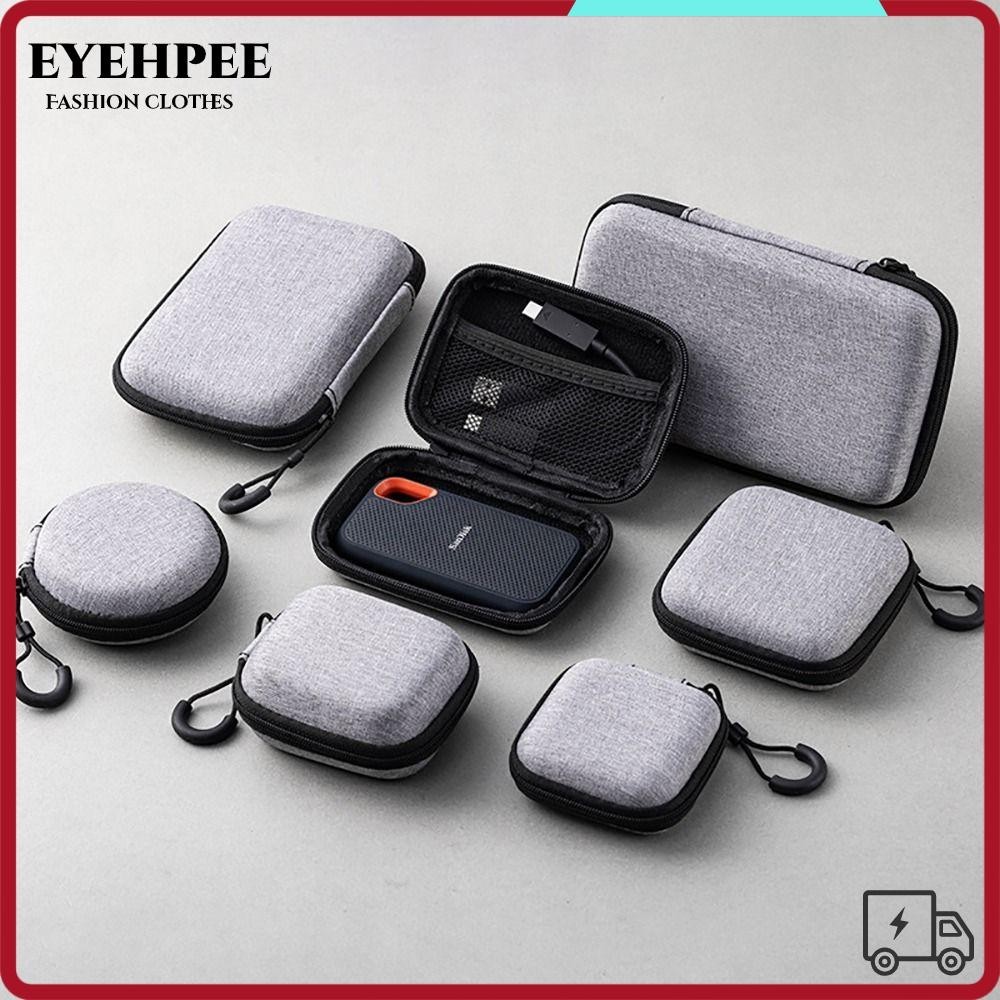 Eyehpee Túi Đựng Phụ Kiện EVA Mini - Hộp Đựng Tai Nghe Dây Kéo Đa Năng Cho Airpod, Điện Thoại, Cáp Sạc - Bền & Di Động