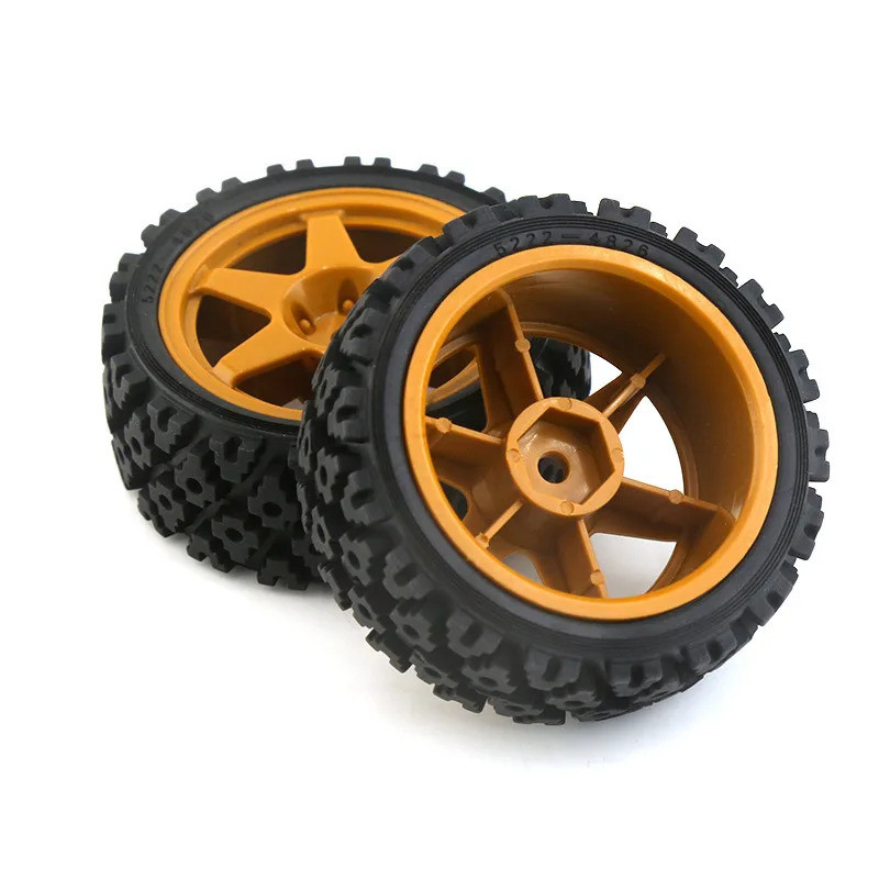 4 Cái / 2 Cái 1 / 10 RC Racing Car Wheels Rally Tyre & On Road Tyres 12mm Hex cho Tamiya XV01 XV02 TA06 TT01 TT02 PTG2 144001 A959 HPI