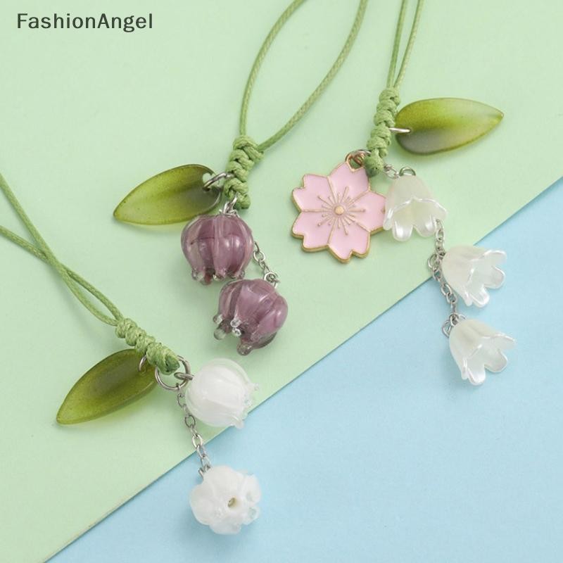 FashionAngel Hoa Dây Đeo Điện Thoại Di Động Quyến Rũ Dễ Thương Cho Điện Thoại Dây Ngắn Dây Tay Móc Khóa Dây Đeo Điện Thoại Mặt Dây Chuyền Thời Trang VN