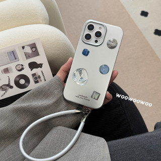 Ốp điện thoại đá quý pha lê nguyên khối đáy bạc cao cấp cho iPhone16 15 14 13 Pro Max bảo vệ camera chống sốc chống rơi cứng