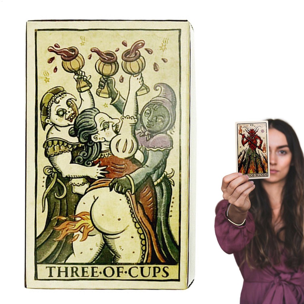 Phiên Bản Tiếng Anh Trionfi Della Luna Tarot Cards Deck Board Games Table Game Cards 78 Chiếc Dành Cho Gia Đình Tập Hợp Đảng Chơi Thẻ wipqsvn