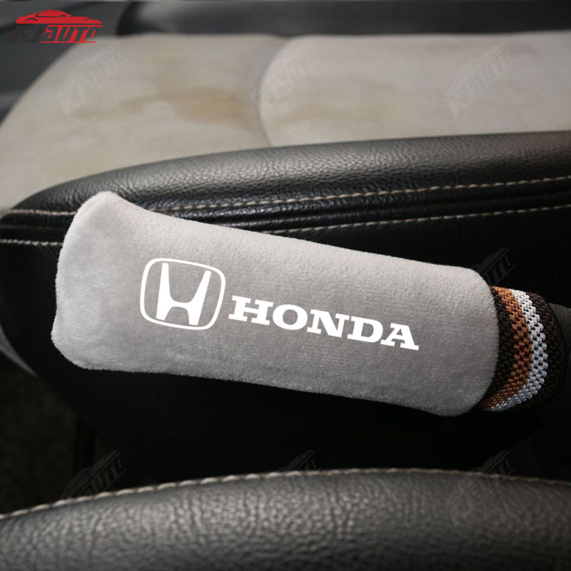 Vỏ phanh tay Honda Gear Shift Cover Vỏ bảo vệ cần số Da Phụ kiện ô tô Mềm mại và thoải mái cho Civic Jazz Fit Accord Vezel Brio Cr-V City Hr-V Wrv Spirior