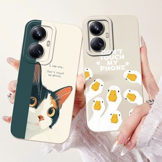 Dành Cho Realme 10 Pro Plus 5G Ốp Lưng RMX3687 RMX3686 Vỏ Điện Thoại Silicon Chống Sốc Gấu Trúc Dễ Thương Cho Realme 10 Pro + Vỏ