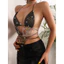 Khâu Fishnet Rỗng Kim Cương Giả Buộc Dây Sling Hot Girl Lễ Hội Âm Nhạc Gợi Cảm Bên Ngoài Top