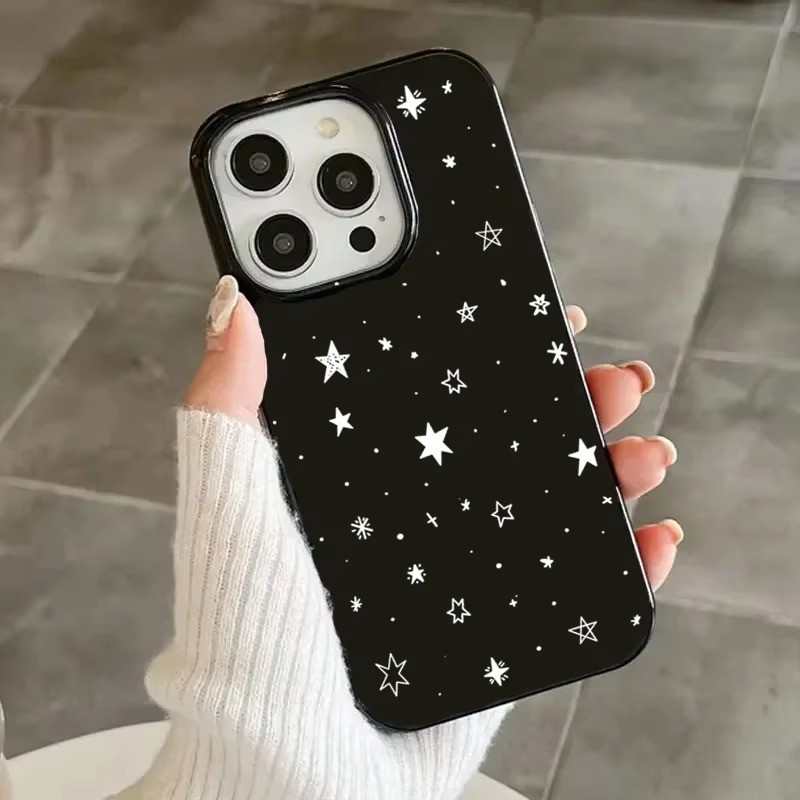 Ốp Điện Thoại Họa Tiết Ngôi Sao Thời Trang Cho iPhone 14 13 12 11 Pro 16 15 Pro Max X XS XR 7 8 Plus SE 2022 16E Mềm Chống Sốc