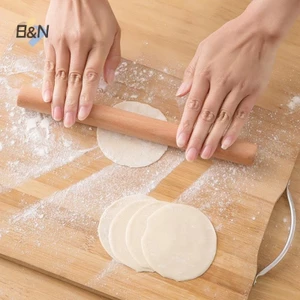 B & N 1Pc Cán Gỗ Làm Bánh Mì Bánh Bao Bánh Kẹo Bánh Quy Dụng Cụ Bánh Ngọt Cuộn Bột Con Lăn Dụng Cụ Nhà Bếp.