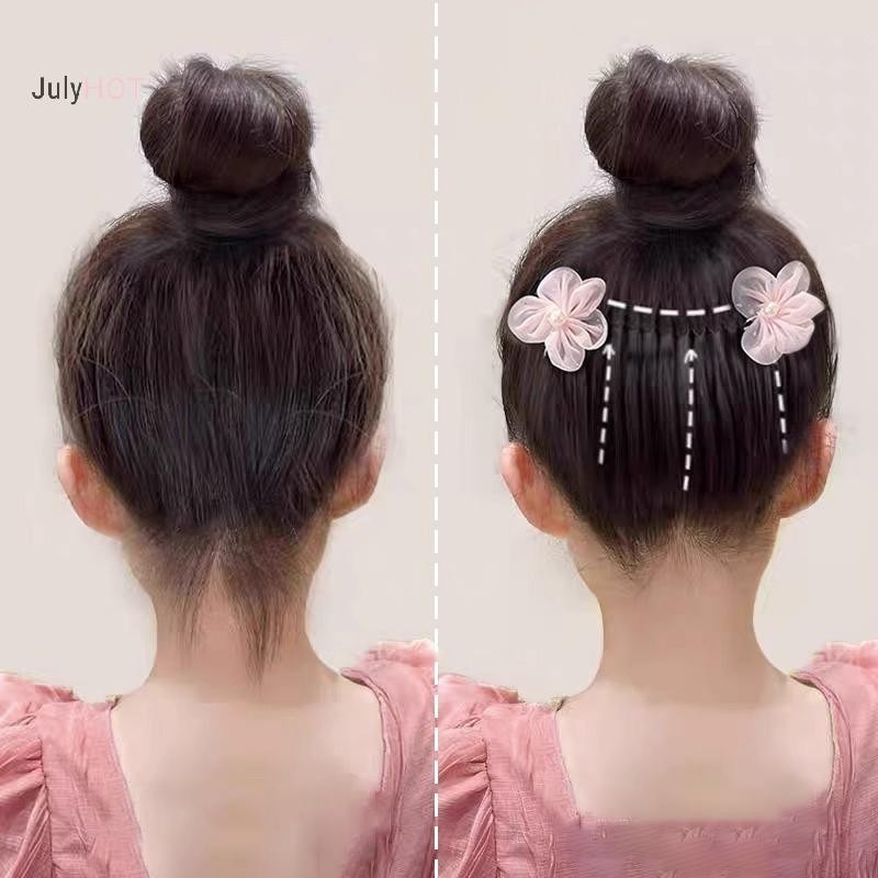 Julyhot Trẻ Em Ngọt Ngào Hoạt Hình Dễ Thương Lược Chải Tóc Chống Trơn Trượt Chèn Lược Mũ Đội Đầu Phụ Kiện Kiểu Tóc Massivedeals