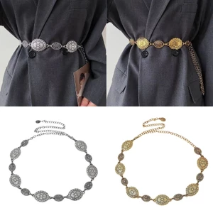 XGB Phong Cách Bohemian Lấy Cảm Hứng Từ Dây Thắt Lưng Kim Loại Có Thể Điều Chỉnh Phong Cách Dân Tộc Thắt Lưng Kỳ Nghỉ Phụ Kiện Du Lịch Cho Trendsetter