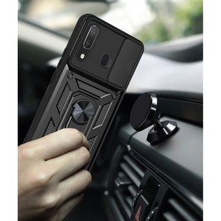 Ốp lưng VIVO Y12 Y12i Y15 Y17 V1901A V1901T Y3 Bộ kết hợp áo giáp khung chống rơi mới Vỏ cứng di động đẩy cửa sổ bảo vệ điện thoại camera