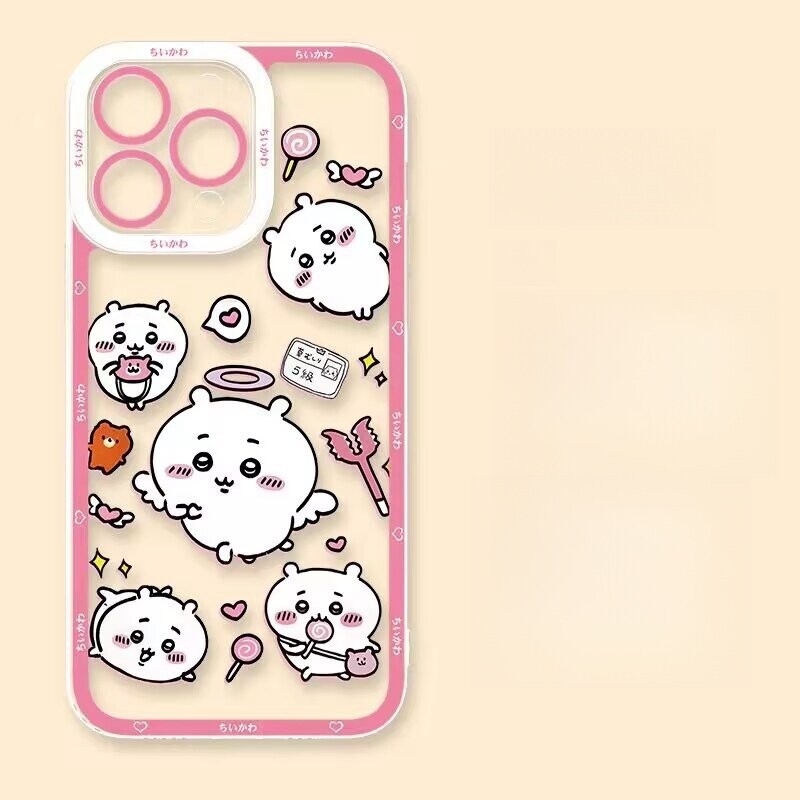 Ốp Lưng Cho OPPO Reno 13 5G 11 12 13 Pro 5G 11F 12F 13F 8T A3 Pro A3X 5G Vỏ Chiikawas Hoạt Hình Anime Mềm Trong Suốt Bảo Vệ Camera Silicon Chống Sốc