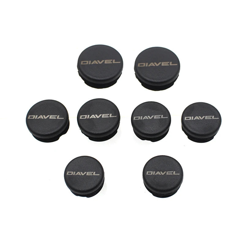 8PC Khung Lỗ Nắp Cắm Trang Trí Khung Nắp Dành Cho Ducati Diavel1200 Diavel 1200 2011-2018 2015 2016 2017 Xe Máy