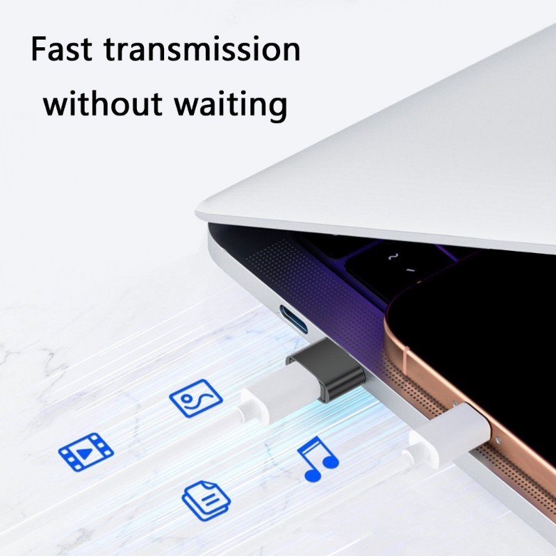 Fol Portable Type C sang USB 3 1 Bộ chuyển đổi kim loại để hỗ trợ thiết bị đa chức năng