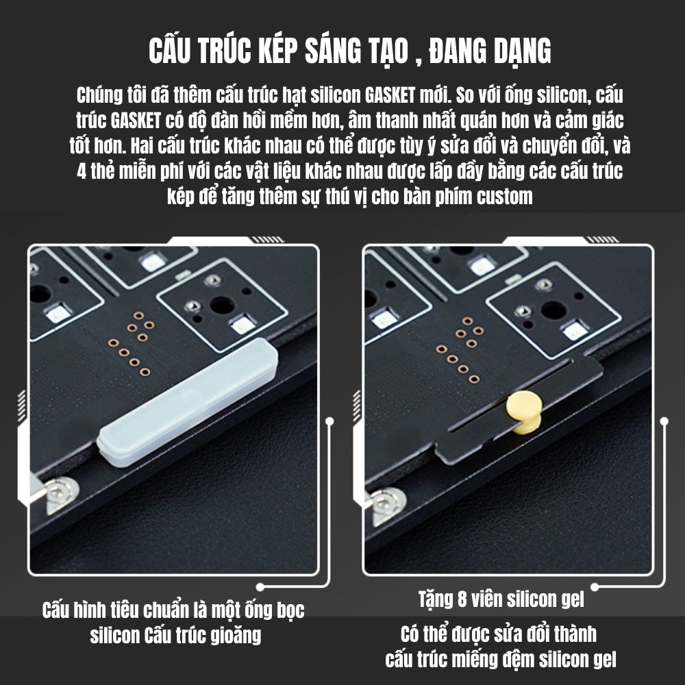 [HÀNG SẴN ] Bàn phím cơ không dây pmo wave 75 | Wave75 nhôm cnc , catch ball , led rgb , hotswap, keycap pbt double shot | BigBuy360 - bigbuy360.vn