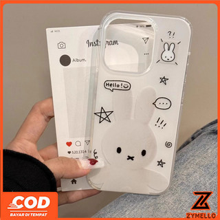 Ốp Lưng Cho Honor X5C X6D X8D X7C X8C X7D X9D X9C X6C X5B PLUS X7B X6 X6A X6B X7 X7A X8 X8A X8B X9 X9A X9B 200 SMART 400 SMART Graffiti Ngôi Sao Thỏ Trắng Chống Sốc Vỏ Điện Thoại TPU