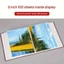 Album sổ lưu niệm nhỏ SMILE, Album ảnh nghệ thuật hình ảnh cổ điển Retro 10x15Cm, Bộ sưu tập lưu trữ ảnh bìa PU 6 Inch