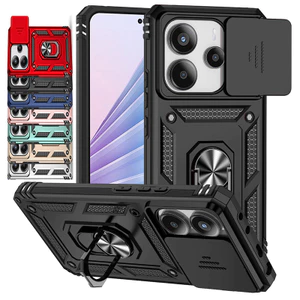 Dành Cho Xiaomi Redmi Note 14 Note 14 Pro 5G 4G Trượt Ống Kính Máy Ảnh Chống Sốc Vỏ Bảo Vệ