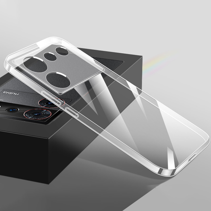 Ốp Điện Thoại Mỏng Trong Suốt Cho ZTE Nubia Z60 Ultra Hàng Đầu Z60S Pro 5G Mềm Trong Suốt Chất Lượng Cao Đơn Giản Ốp Lưng Silicon Funda