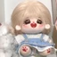 【Bingo】Búp bê cotton 20cm, búp bê mặc đồ dễ thương, đồ chơi có bộ xương [1 váy trượt ngẫu nhiên] búp bê có tóc, quà sinh nhật (0270-7)