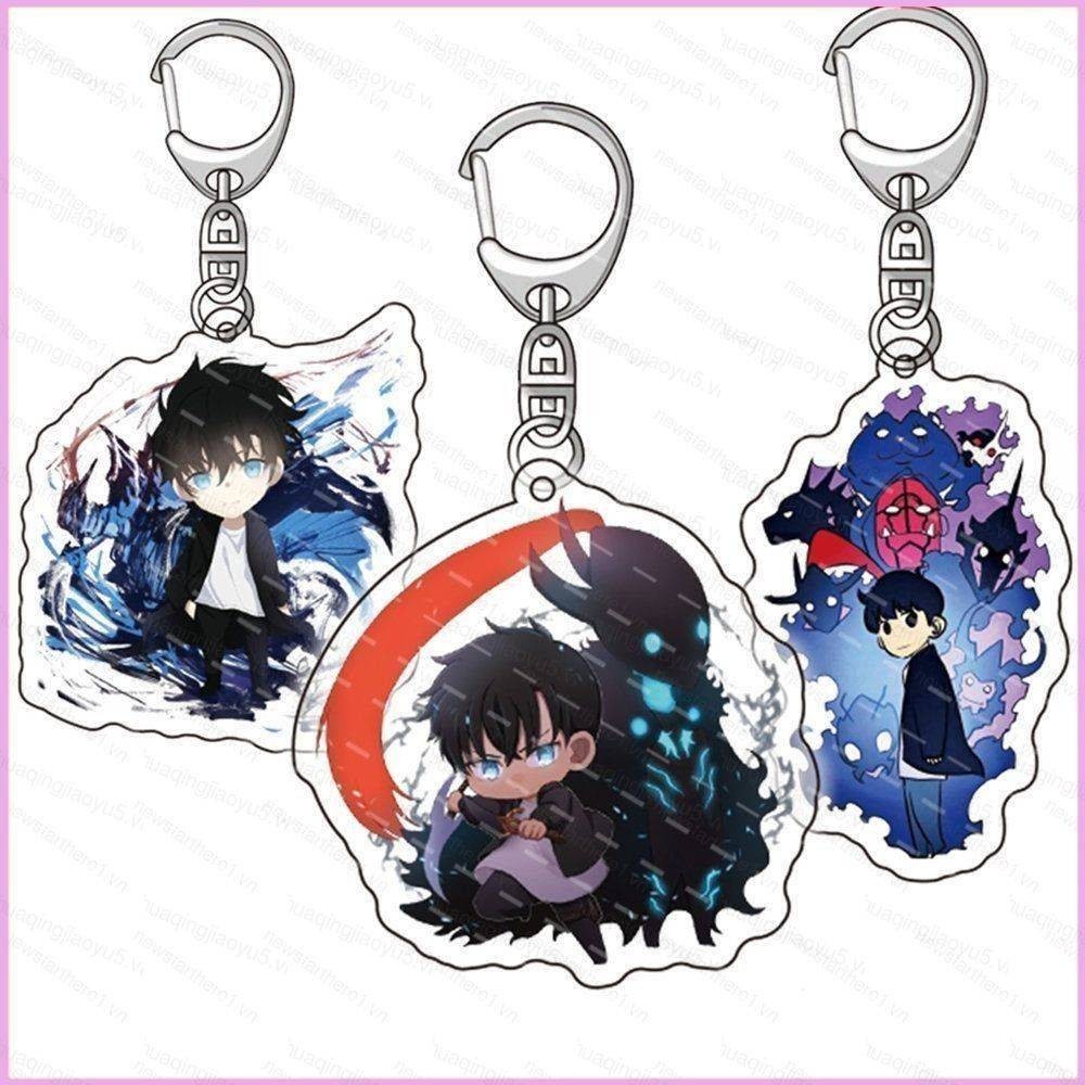 Solo Leveling Anime Hình móc khóa acrylic Sung Jin-woo Sung Jin-ah Yoo Jin-ho  túi mặt dây chuyền | Shopee Việt Nam