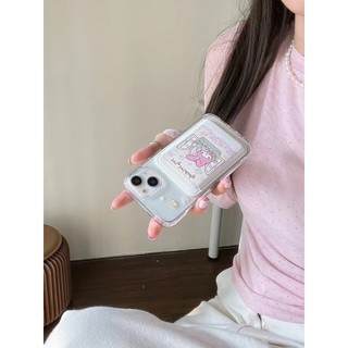 Vỏ Ví Hoạt Hình Đáng Yêu Thích Hợp Cho Iphone Xs XR XSMAX11promax 11 12promax 12 13 14 15 pro max Ốp điện thoại Nữ 14promax 15pro