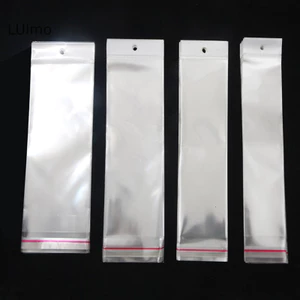 Luimo 100 Chiếc Nhựa Cói Trong Suốt Túi Đóng Gói Nhỏ Cho Trang Sức Vòng Tay Vòng Bảo Quản Hiển Thị Người Tổ Chức SBS
