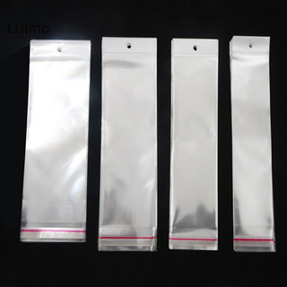 Luimo 100 Chiếc Nhựa Cói Trong Suốt Túi Đóng Gói Nhỏ Cho Trang Sức Vòng Tay Vòng Bảo Quản Hiển Thị Người Tổ Chức SBS