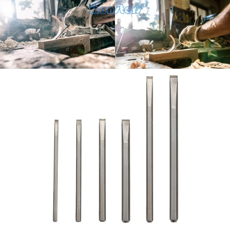 Mm Thép Cứng Đục Thẳng Khắc Đá Đục Khắc Đục Lạnh