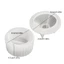 Ở Lại Silicon Bảo Quản Lọ Khuôn Hộp Trang Sức Khuôn Hình Thang Hộp Đựng Khuôn Có Nắp