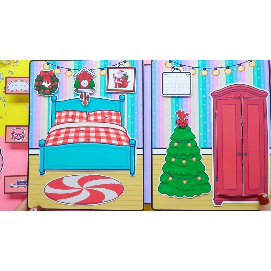 Ngôi Nhà Noel của cô Tiểu Thư tóc Hồng đáng yêu - happyfunny