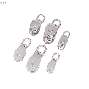 Dta 1 Thép không gỉ 304 M15 M20 M25 M32 Bánh xe đơn xoay Lifg Dây ròng rọc Bộ dụng cụ bánh xe Lifg Khối ròng rọc đôi PO