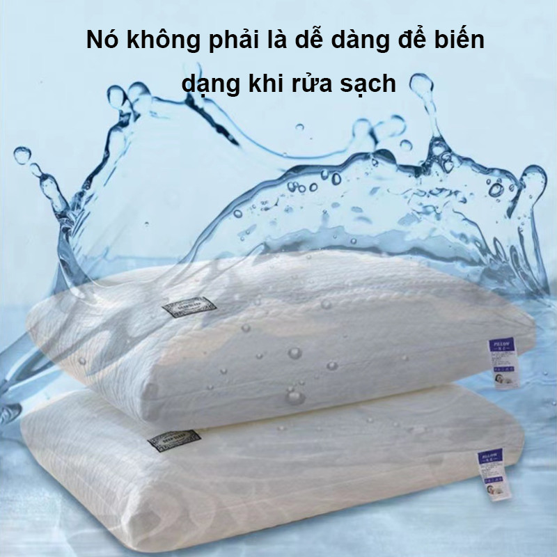 (48x74cm)Ruột gối lông vũ Nằm Gòn Bedding，Giúp ngủ nhanh，Giúp bảo vệ cổ，Có thể được sử dụng trong ký túc xá và ở nhà