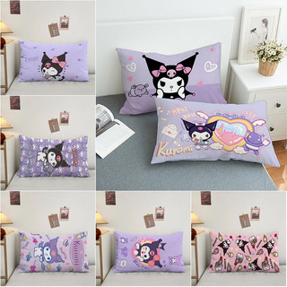 Sanrio Phim Hoạt Hình Kuromi Hình Chữ Nhật Gối Bên In Hình Đệm Polyester Trang Trí Sofa Nhà (Không Có Lõi)