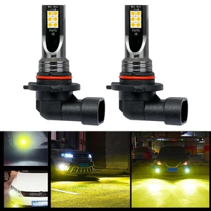 2x 9006 HB4 108W Bóng Đèn LED Sương Mù 3000K Vàng Đèn Sương Mù 20000LM Siêu