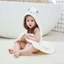 Chăn Mền ủ bông cao cấp có nón hình thú, Khăn ủ, khăn tắm cho bé 80x80cm