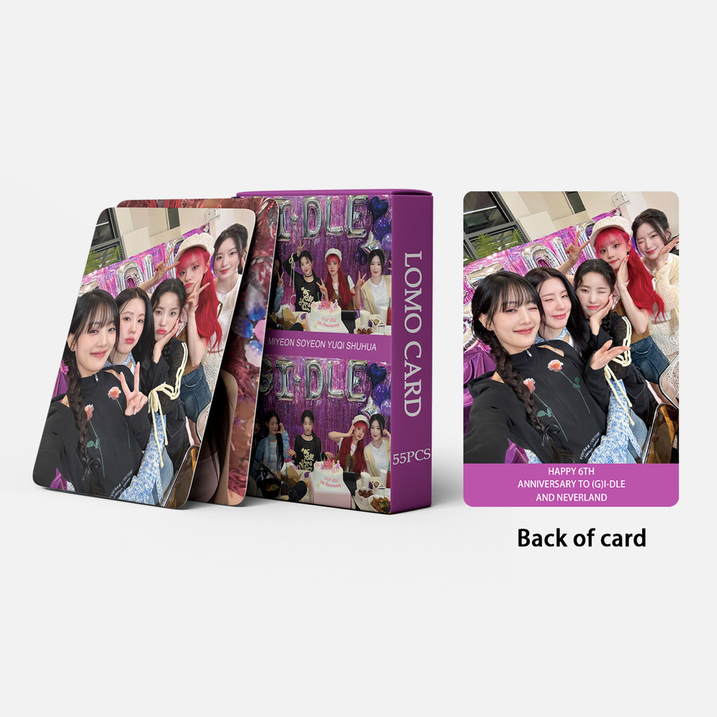 Linxx 55 Cái (G) I-DLE Album thứ 6 Lomo Card Kpop Photocards Bưu Thiếp Series