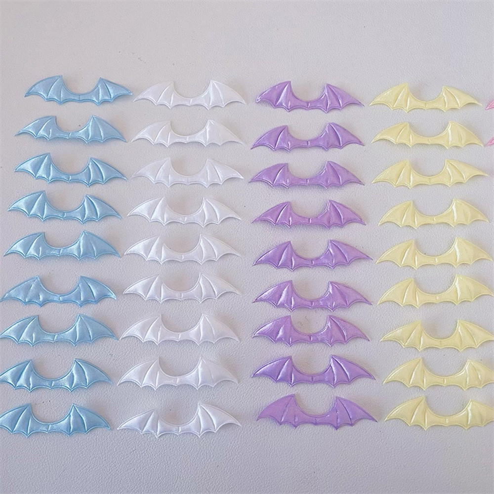 Phụ Kiện DIY Demon Bat Wings 10 Cái / gói Chất Liệu Thủ Công May Đồ Trang Trí Bìa Thẻ Trang Trí Trang Phục Táo Miếng Dán Tóc INS Hoạt Hình Dễ Thương