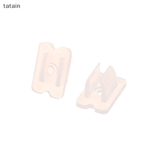 Tatain 50 Cái 6 * 12MM Dải LED Cố Định Kẹp Kết Nối Để Sửa 2835 Đèn Neon 220V COB Khóa Nhựa Chất Lượng Cao Linh Hoạt Phụ Kiện VN