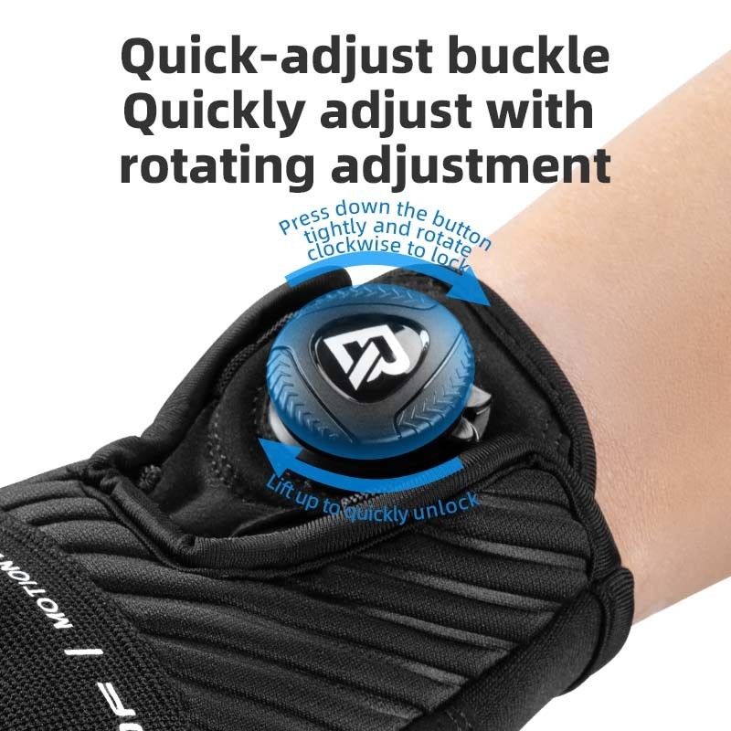 ROCKBROS Găng Tay Xe Máy Điều Chỉnh Nhanh Khóa Màn Hình Cảm Ứng Tương Thích Thoáng Khí Chống Sốc Găng Tay Đi Xe Đạp
